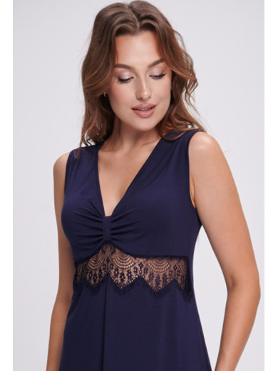 Жіноча нічна сорочка Shato 2710 чорний