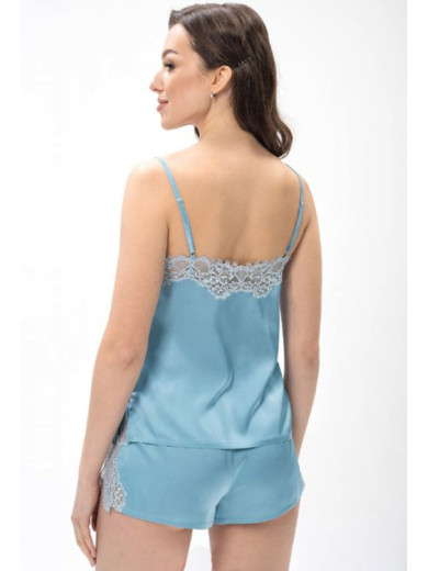 Жіноча піжама із шортами Shato 2408 blue