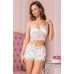 Піжама жіноча з шортами атласна "Лідія" 7056