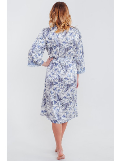  Жіночий шовковий халат "Дольче Віта" 5919