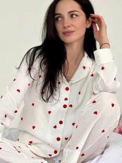 Женская пижама из муслина Cosy M252PN