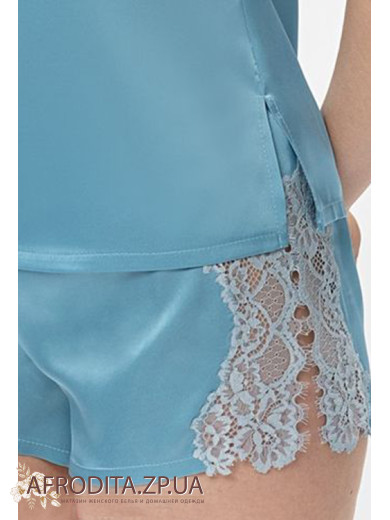 Жіноча піжама із шортами Shato 2408 blue