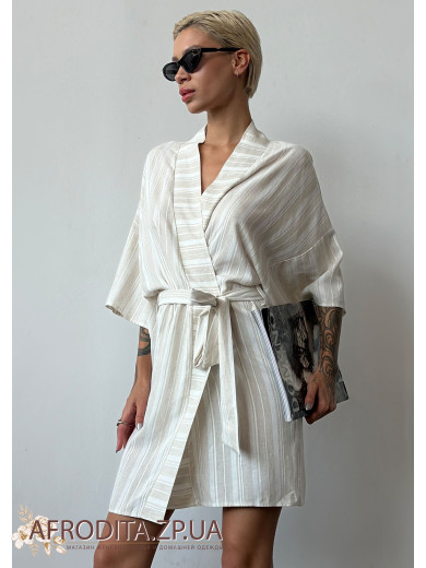 Жіночий халат на запах 1548-69014