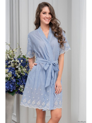 Жіночий бавовняний халат "Ніцца" 6713