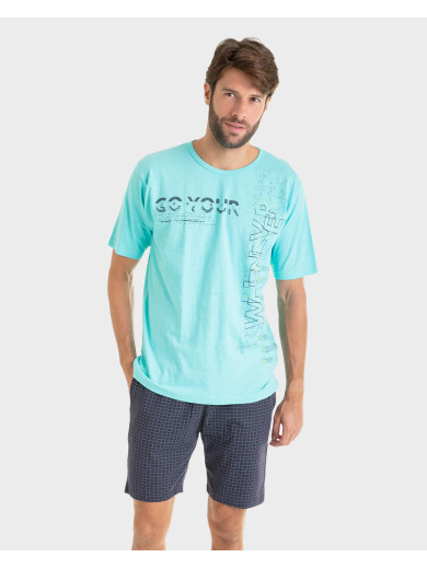 Піжама чоловіча з шортами Massana P231302