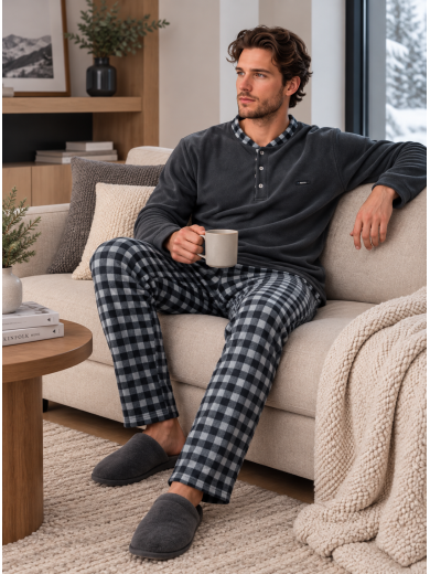 Чоловіча тепла піжама PIJAMONI PJ6100-7