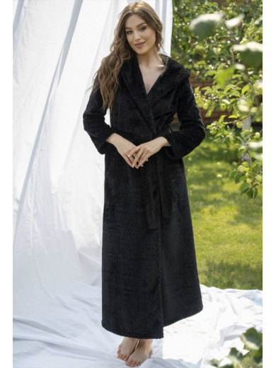 Женский теплый халат Shato 2338 light blue