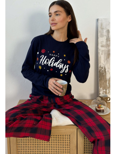 Женская пижама из фланели Cosy 82614