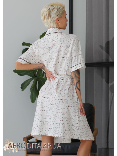 Жіночий халат із бавовни 1112-16039