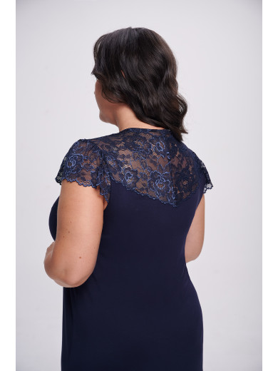  Нічна сорочка з віскози Shato 2340 капучіно