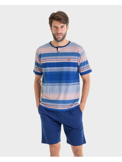  Піжама чоловіча з шортами Massana P231308