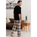 Мужская пижама из хлопка со штанами Cosy 82593