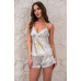 Пижама с шортами шелковая "Лилианна" 5992