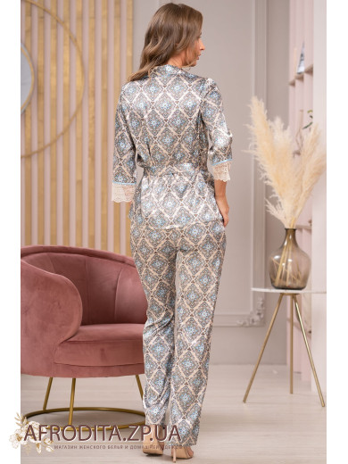 Домашній комплект із брюками Палермо 9696