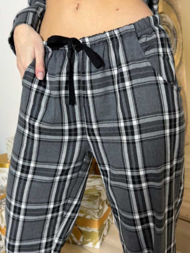 Фланелевая женская пижама Cosy 82675