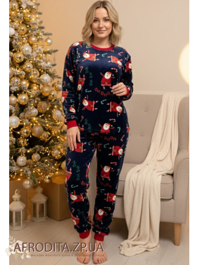 Пижама женская из флиса со штанами Cosy 82655