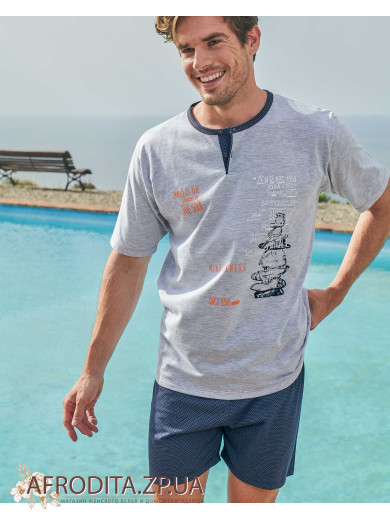 Мужская пижама с шортами Massana P231341