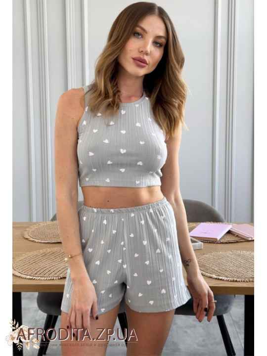 Женская пижама с шортами Cosy 82741