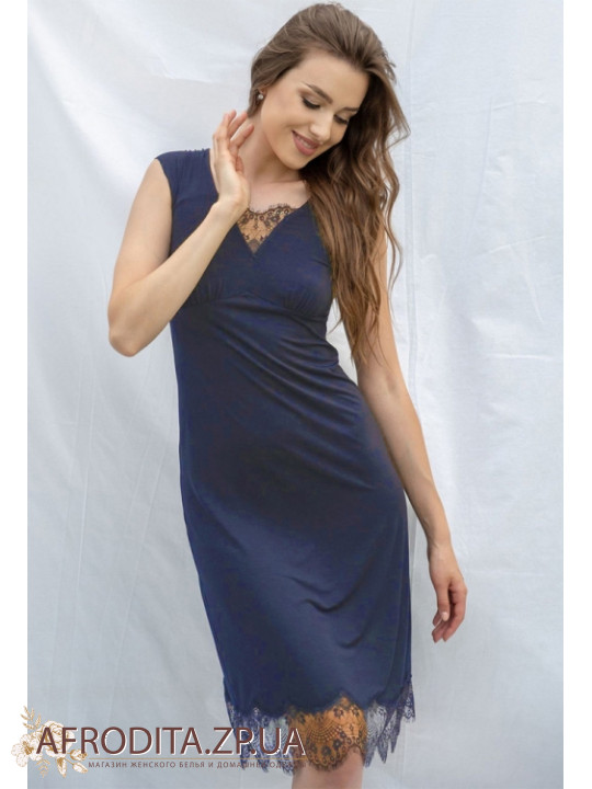 Женская ночная сорочка Shato 2310 темно-синий