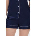Жіноча піжама із шортами Shato 2409 navy blue