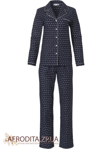 Женская теплая пижама с брюками "Pastunette" 20212-152-6