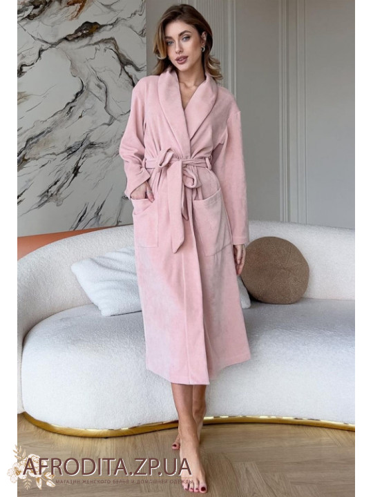 Халат женский велюровый Cosy 82668