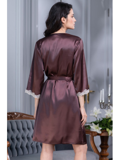  Жіночий атласний халат "Джулія" 8733-3