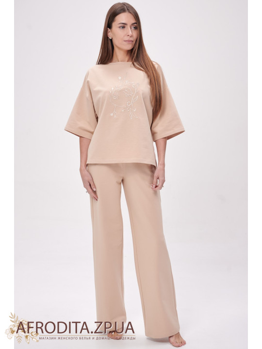 Женский комплект со штанами Wiktoria 1614