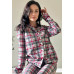 Женская пижама из фланели  с брюками Cosy 82723