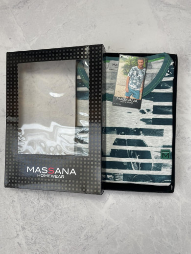 Піжама чоловіча з шортами Massana P231336