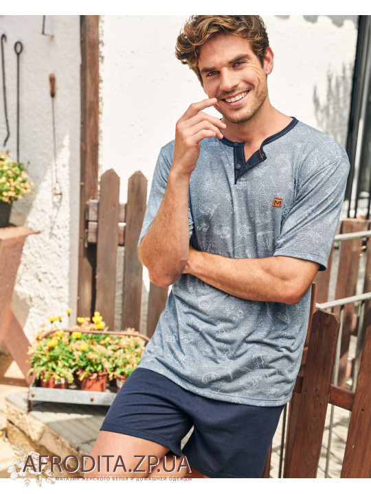 Піжама чоловіча з шортами Massana P231312