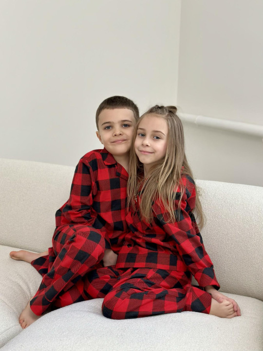 Дитяча фланелева піжама COSY HJFRB5354