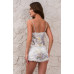 Пижама с шортами шелковая "Лилианна" 5992