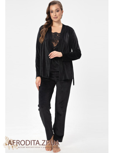 Женский комплект тройка Shato 2525 black