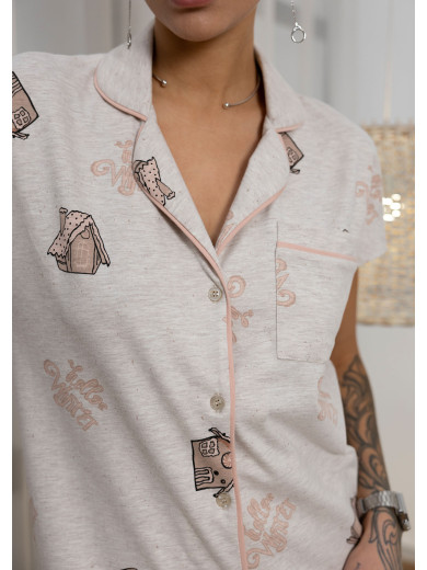 Женская пижама из хлопка Roksana 82770