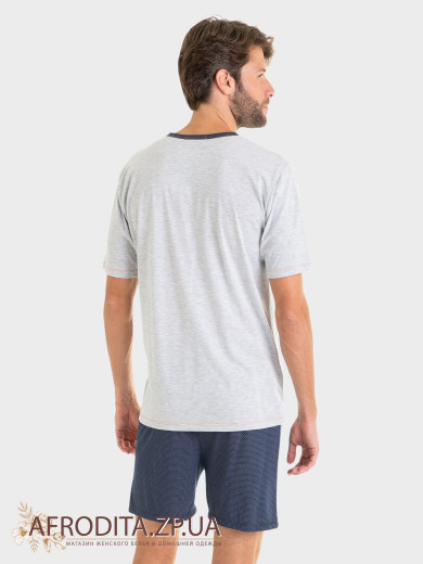 Піжама чоловіча з шортами Massana P231341