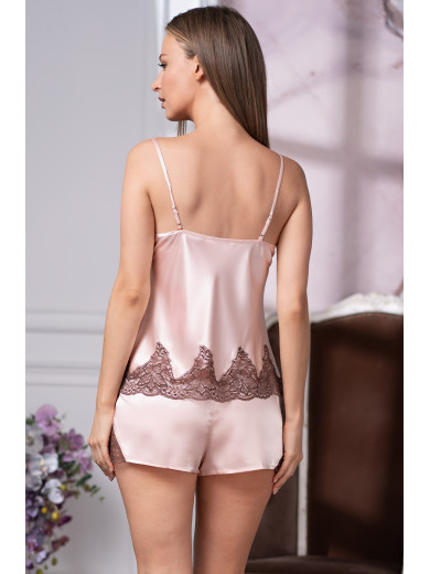  Піжама з шортами шовкова "Мерелін" 3102