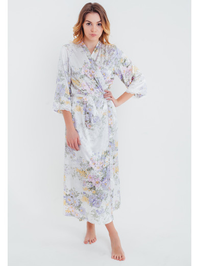 Жіночий шовковий халат "Лилианна" 5999