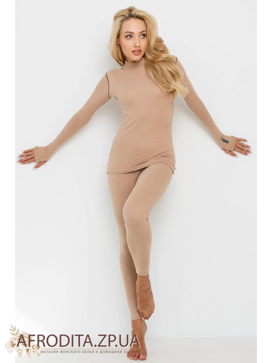 Женский термокомплект лонгслив + лосины 82466