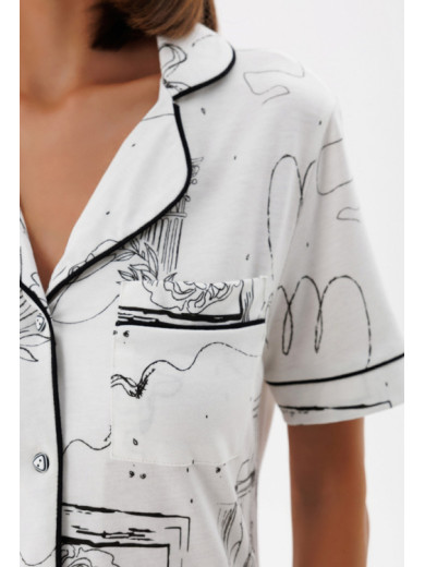 Женская пижама с шортами из модала 1694-15007