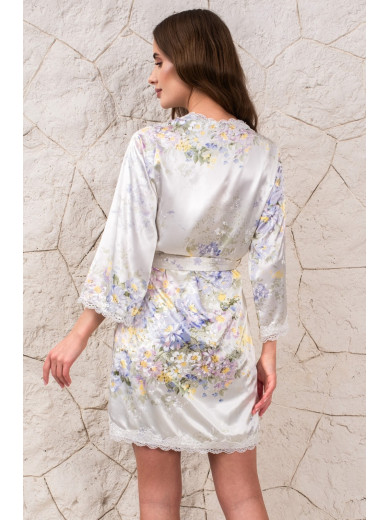 Жіночий шовковий халат "Ліліанна" 5993