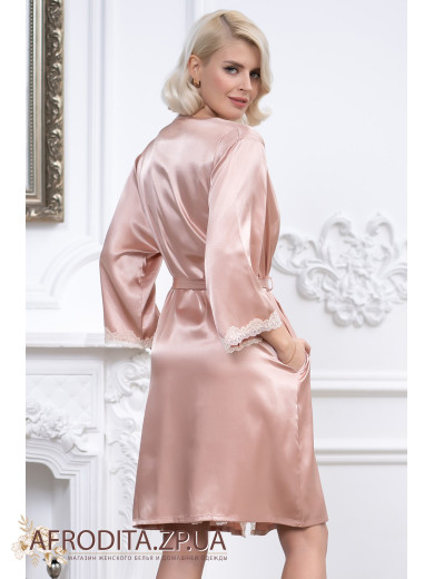  Атласний жіночий халат "Джулія" 8733-2