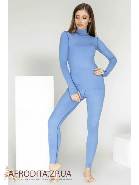 Жіночий термокомплект лонгслів + лосини 82471