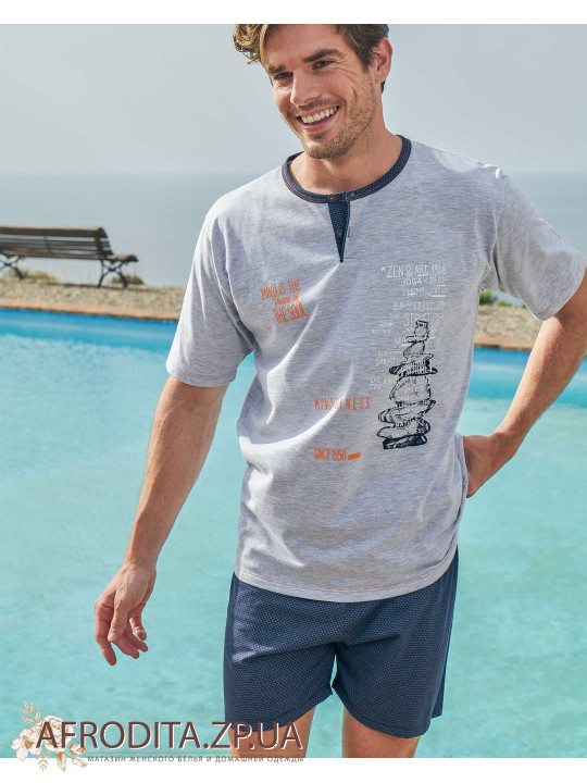 Мужская пижама с шортами Massana P231341
