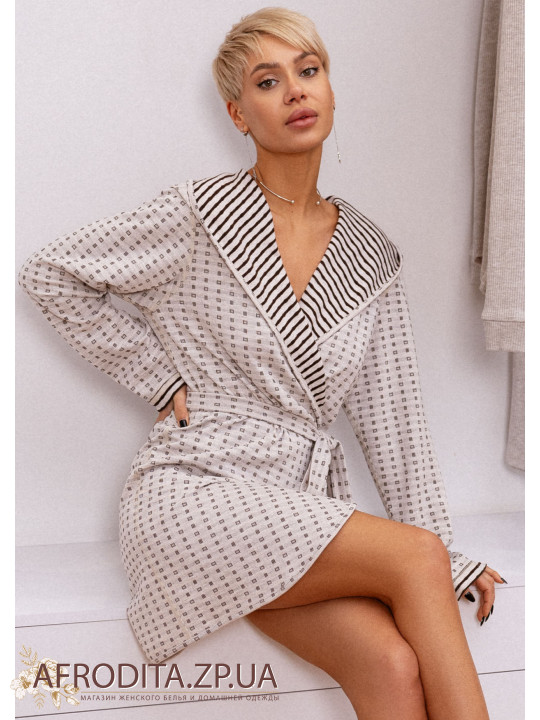 Двусторонний женский халат 1622-81013