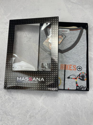  Піжама чоловіча з шортами Massana P231317