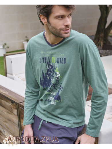 Мужская пижама со штанами Massana P731328