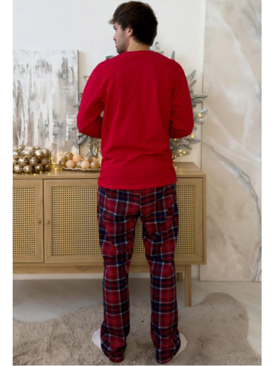 Фланелевая мужская пижама Cosy 82679