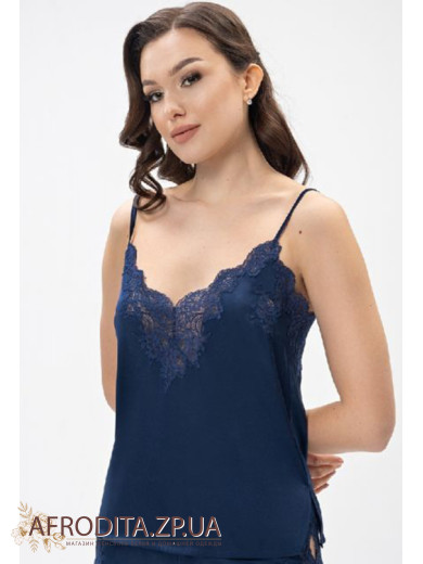 Жіноча піжама із шортами Shato 2408 navy blue