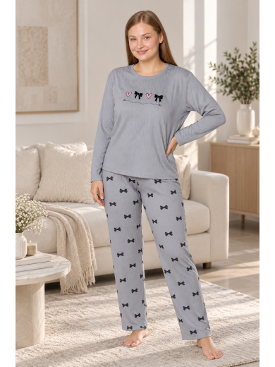 Женская утепленная пижама PIJAMOOD PM6855